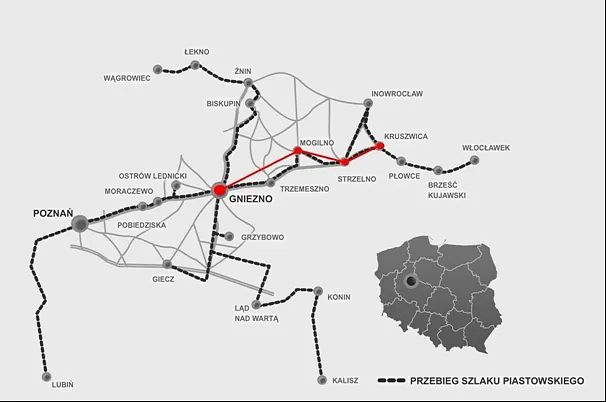 Mapa Perły romańskiej architektury