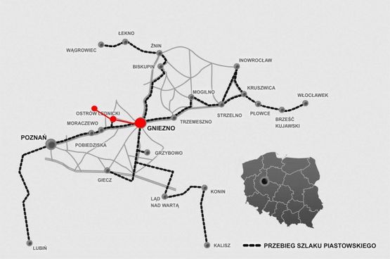 Wycieczka Chrzest Polski Mapa 3