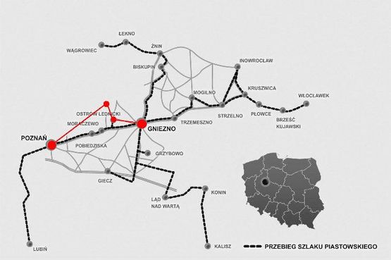 Wycieczka Chrzest Polski Mapa 2