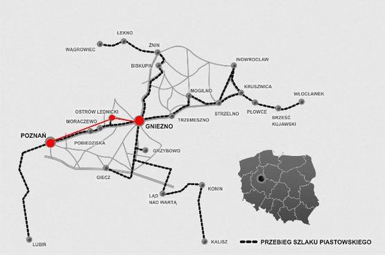 Wycieczka Chrzest Polski Mapa 1